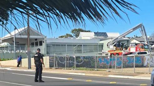 Police at Christies Beach Hotel. Picture: Supplied