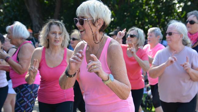 Z Crew Zumba was a big hit at the Festival of the Knob at Yorkeys Knob on Saturday. PIcture: Bronwyn Farr