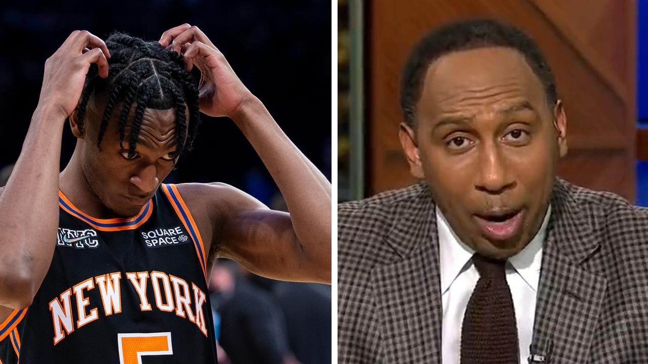 Stephen A. Smith has torn the Knicks to shreds. Photo: Getty and Twitter