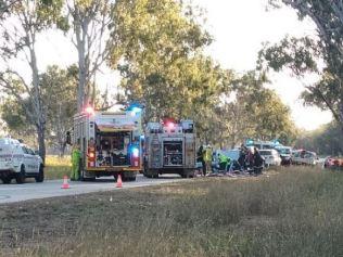 A 19-year-old man has died 15 days after this crash near Rockhampton.