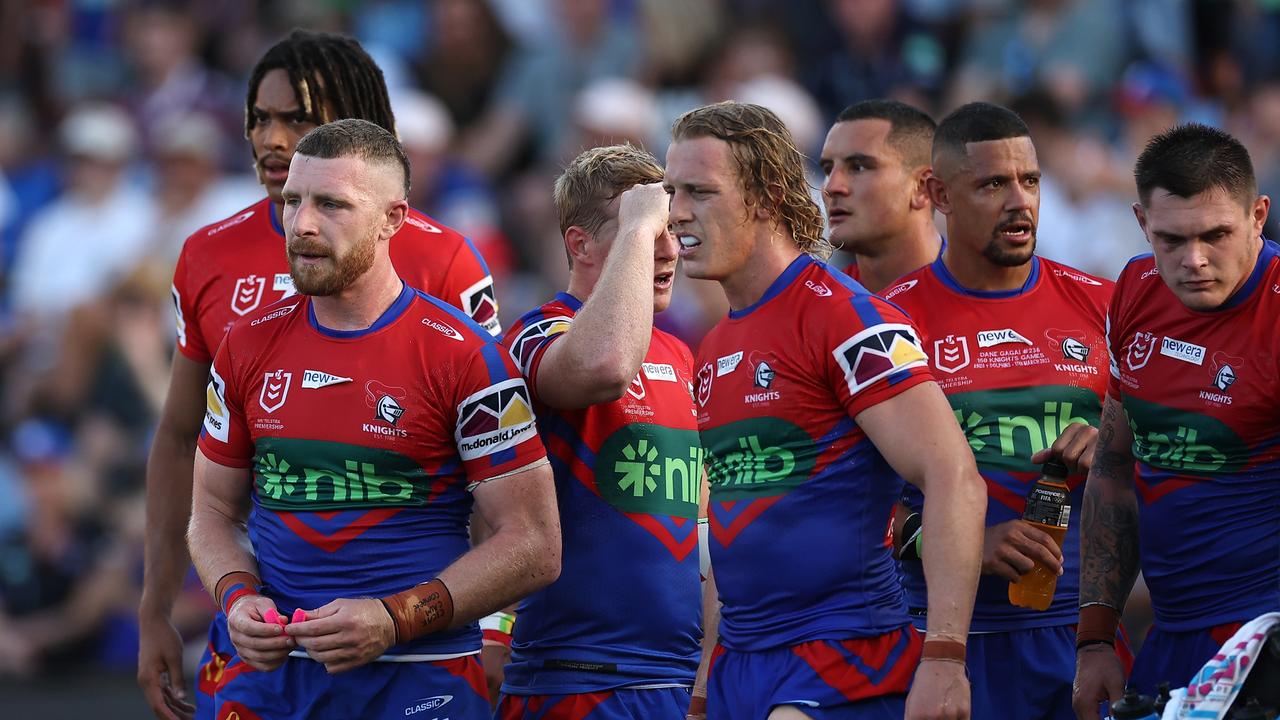 The Knights bumbled their way to another loss, in their first home game of the season. Picture: Getty Images.