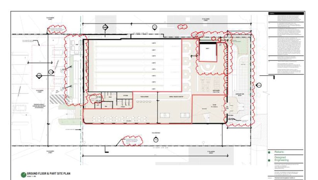 The ground floor plan of the Seymour Cinema Complex. Picture: Supplied