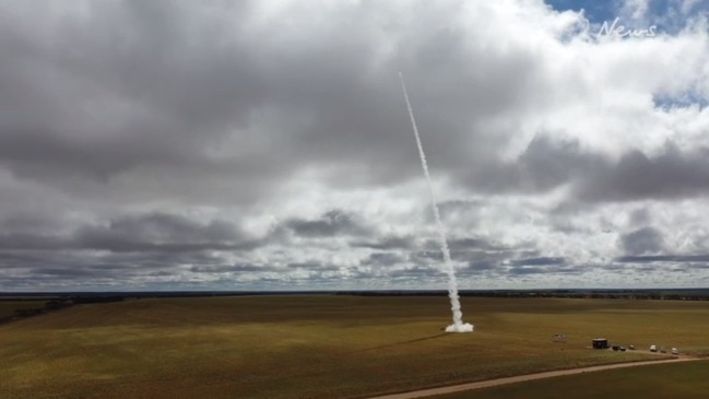 Successful rocket launch in outback SA