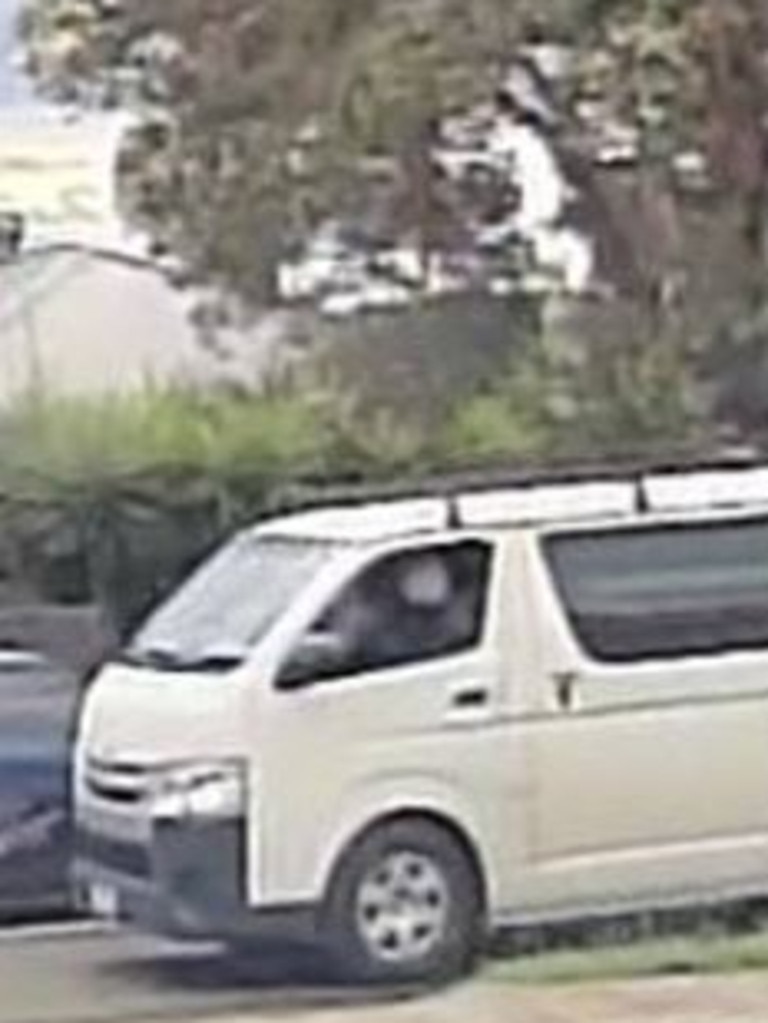 The man is perceived as being Middle Eastern in appearance, about 50 years old, with a thick accent and driving a white van. (Victoria Police)