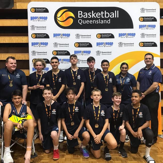 Northside Wizards bronze medal winning under-14 boys team.