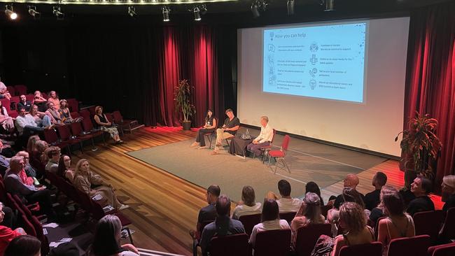 A film screening and Q&amp;A panel held by Mind Medicine Australia in Byron Bay on March 21, 2021.