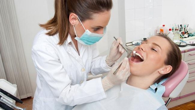 Female dentist