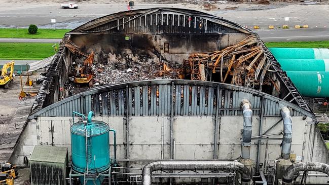 Cairns Regional Council's Portsmith transfer station will reopen to the public on Thursday, February 6. The tip has been closed to the public following a large fire at the facility's Bedminster Advanced resource Recovery System on January 23, shutting down the facility. The fire site has largely been cleared, but the damage to the steel structure of the building is severe. Picture: Brendan Radke