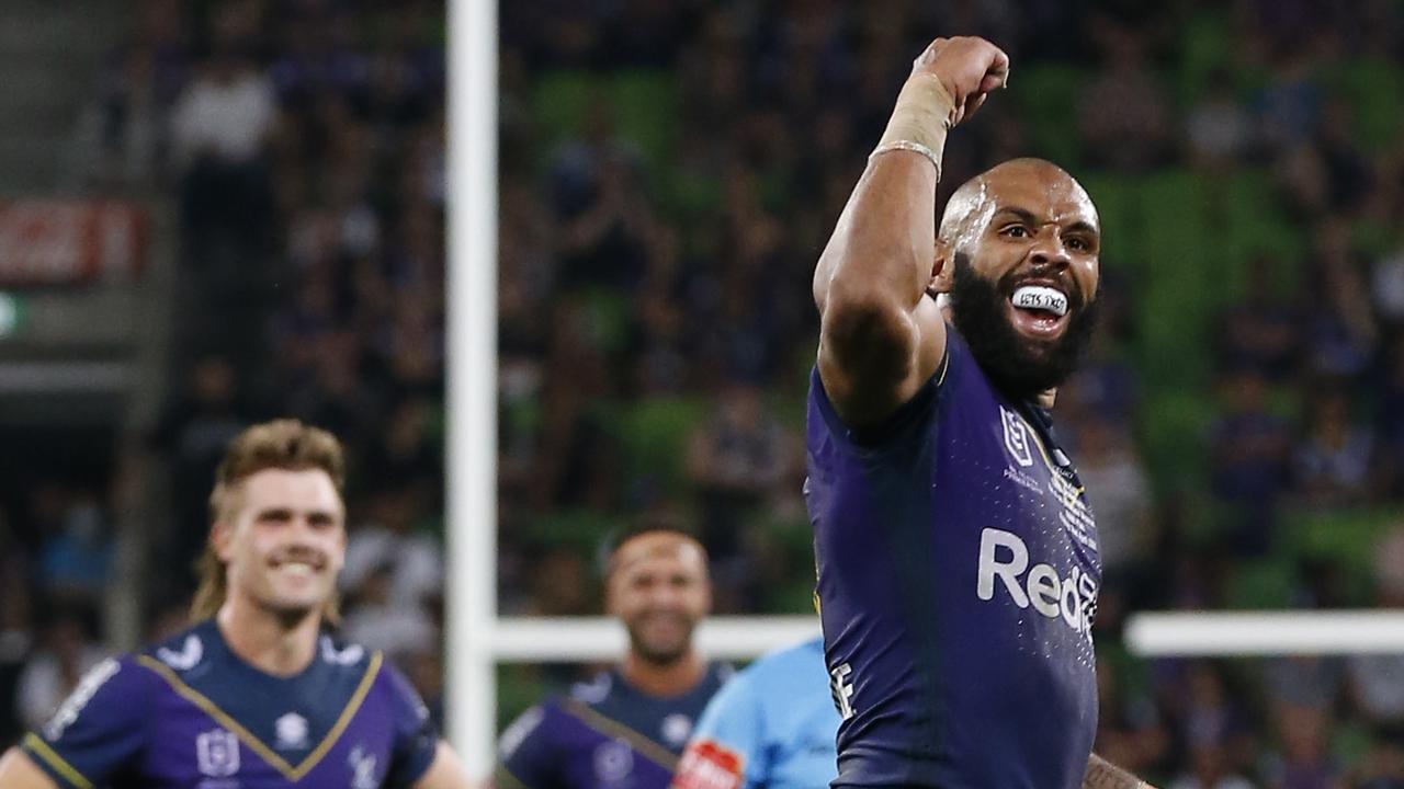 Josh Addo-Carr has been keeping in regular contact with future coach Trent Barrett. Picture: Getty Images.