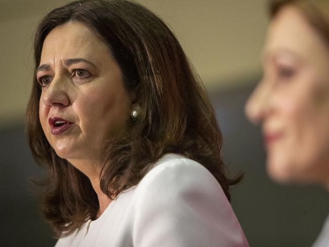 Queensland Premier Annastacia Palaszczuk and Treasurer Jackie Trad