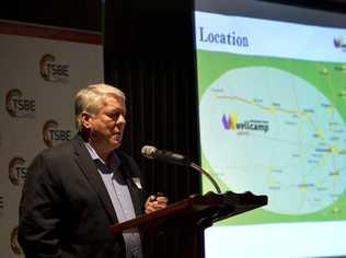 John Wagner speaks at the TSBE export group. Picture: Nev Madsen