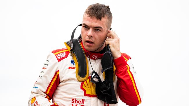 TOWNSVILLE, AUSTRALIA – JULY 07: Scott McLaughlin driver of the #17 Shell V-Power Racing Team Ford Mustang looks on during the top ten shoot out on July 07, 2019 in Townsville, Australia. (Photo by Daniel Kalisz/Getty Images)