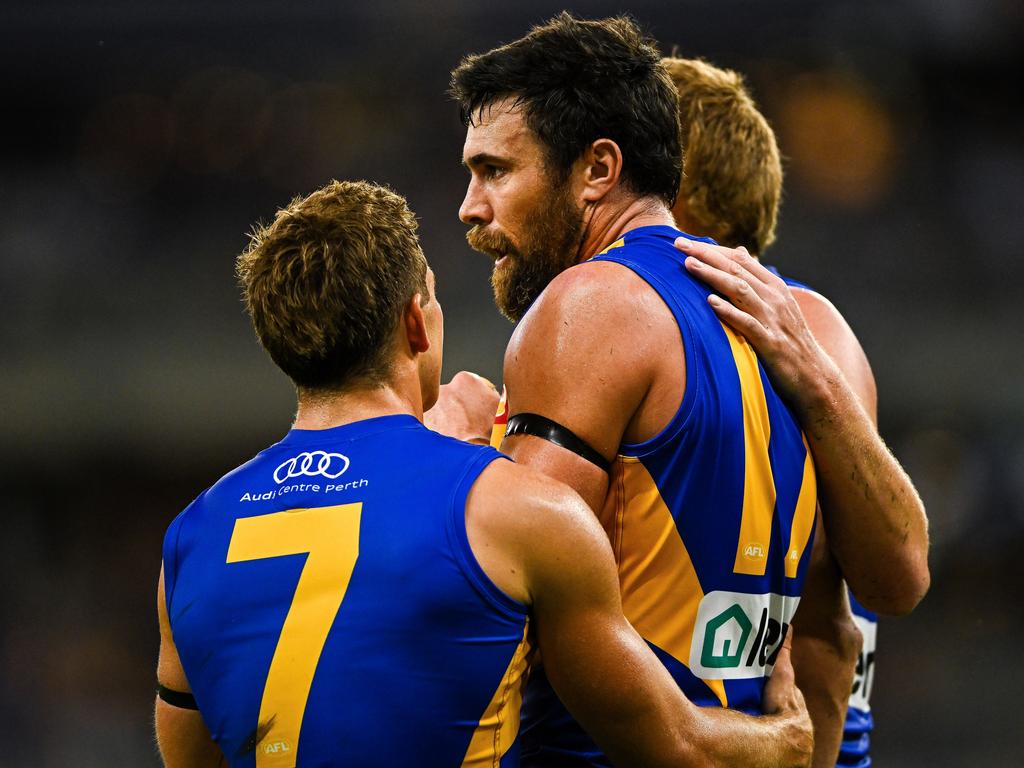 Josh Kennedy is one of at least 13 omissions for the Eagles. Picture: Daniel Carson/AFL Photos via Getty Images