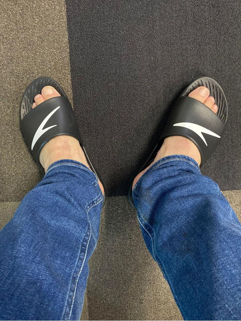 Speedo Men's Slide Sandal. Picture: Troy Nankervis