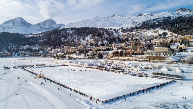 The playing field in St Moritz.