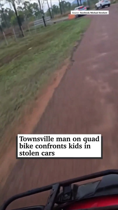 Townsville man confronts kids in stolen cars