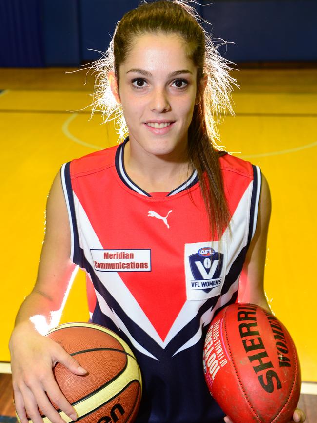 Basketballer Lauren Pearce will continue to juggle sports after being drafted to Melbourne.