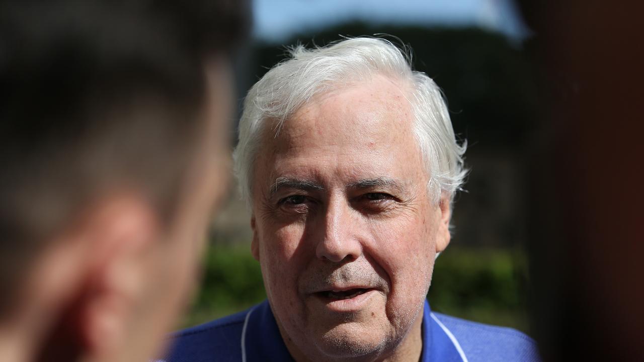 Embattled businessman Clive Palmer leaves the Federal Court after giving evidence at the public examination of the collapse of Queensland Nickel. Photo: Claudia Baxter