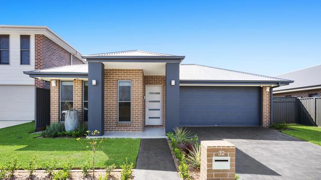 A modern house in Marsden Park, one of the areas with high rates of mortgage stress.