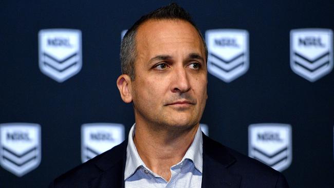 NRL acting CEO Andrew Abdo has also been working on a restructure of Rugby League Central.