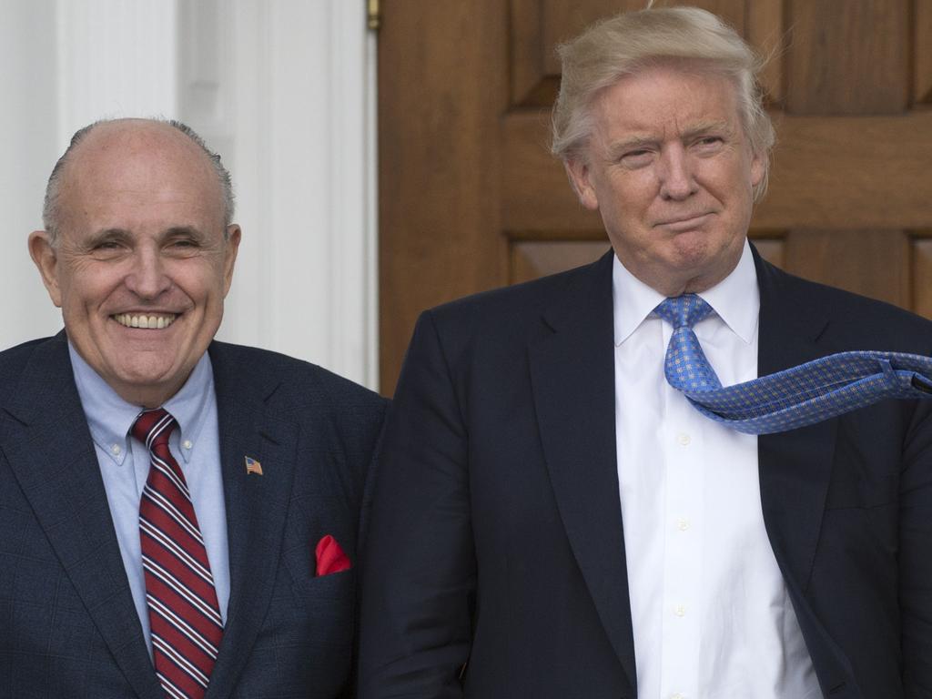 Rudy Giuliani, President Trump’s lawyer, is a key figure of the Ukraine scandal. Picture: AFP