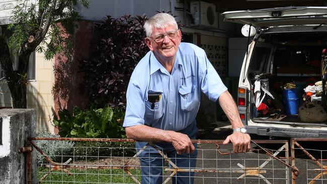 Ron Crew at home in his beloved Stratford. Photography David Kelly