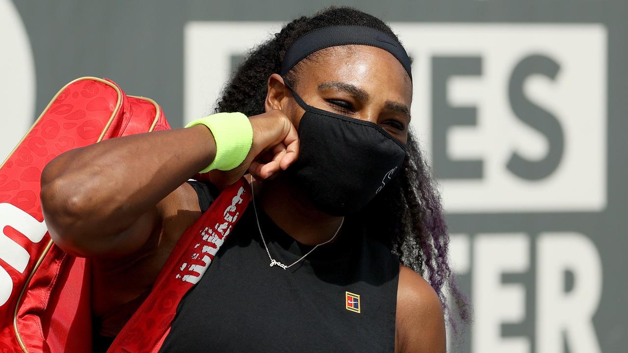 It was disappointment for Serena Williams after slumping to an eight-year first.