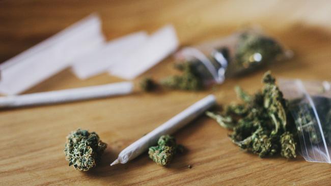 A young father-of-one found in possession of 24 cannabis plants grew them to smoke himself, a court has heard