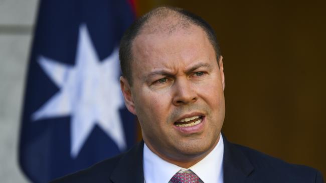 Australian Treasurer Josh Frydenberg. Picture: AAP IMAGE/LUKAS COCH