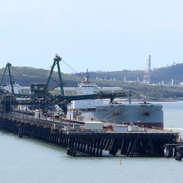 Gladstone, which is home to Queensland’s largest multi-commodity port, and the world’s fourth largest coal export terminal. Picture: Liam Kidston