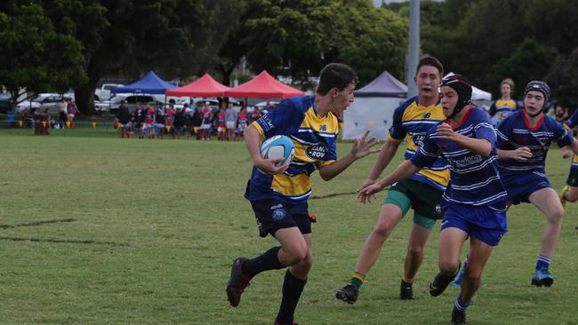Day 1 of the King of the Country junior rugby union tournament at the Gold Coast Eagles Rugby Union Club. Under-15s: 10.40am: USQ Saints v Invitational Barbarians USQ Player No Barbarians Player No Pic Mike Batterham