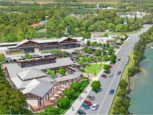 FUTURE VISION: An artist's impression of the Chinderah Village development. Picture: Contributed