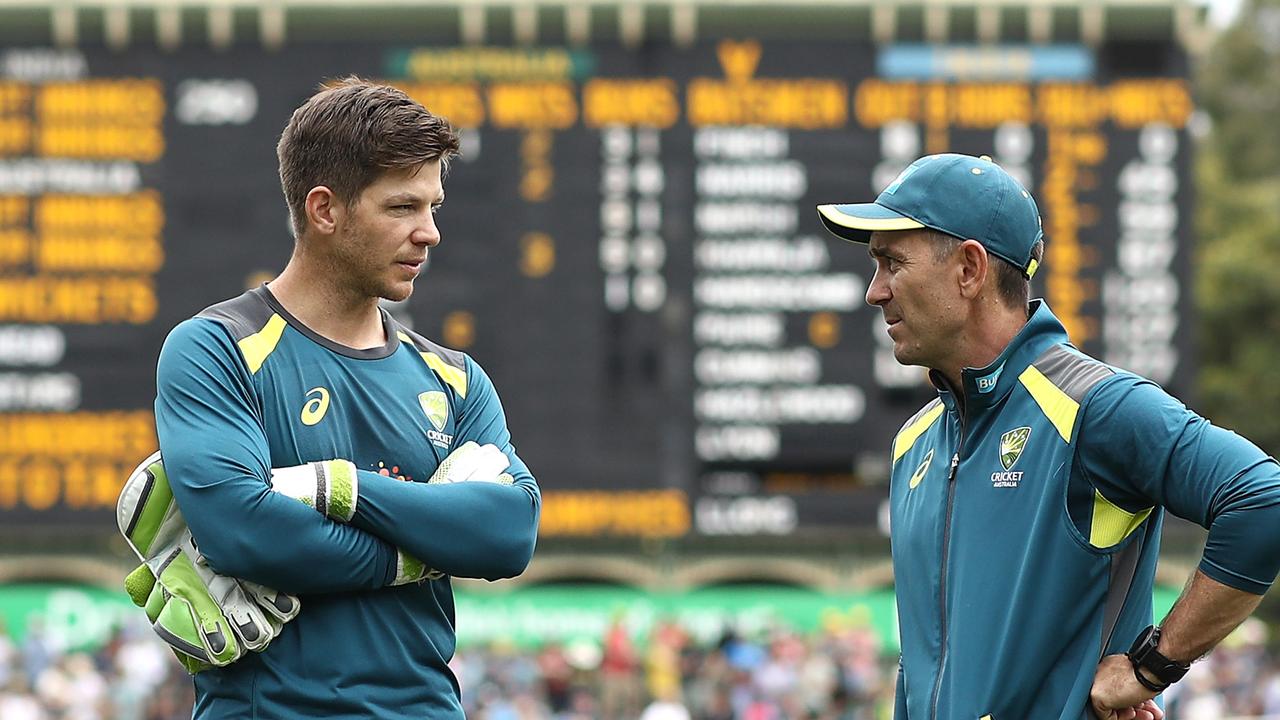 Tim Paine has had to self-isolate after returning to Tasmania.