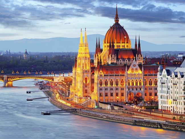 ESCAPE: NEW YEAR RESOLUTIONS 2016 .. Budapest, Parliament at night. Picture: iStock