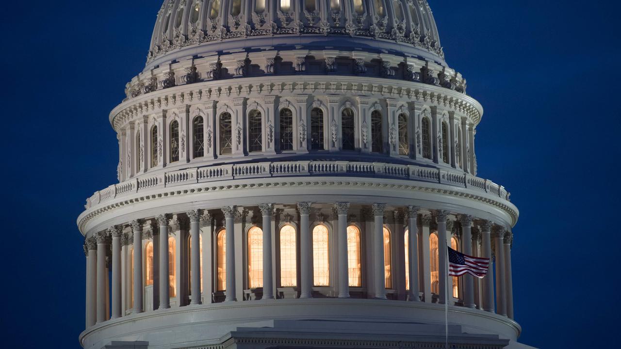 The Capitol was the target of the riot in January 6. It will also host Mr Trump’s impeachment trial. Picture: Saul Loeb/AFP