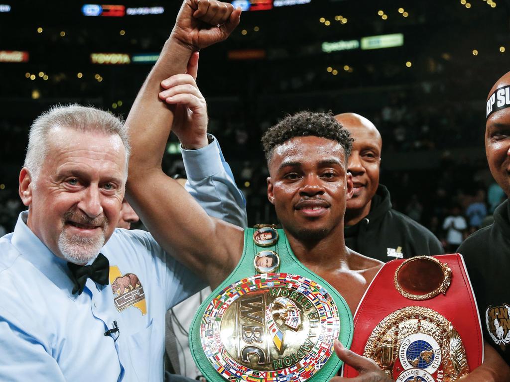 Errol Spence Jr was world welterweight champ from 2017-2019. Picture: AP
