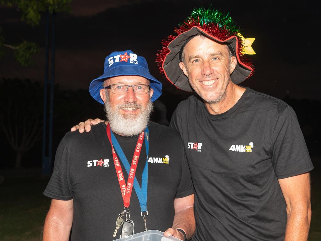 Paul OConnor with Rob at Carols in the Gardens, Mackay Regional Botanic Gardens, Saturday 2 December 2023 Picture:Michaela Harlow