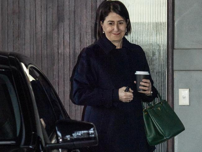 It was a tough week for Gladys Berejiklian and her partner Arthur Moses. Picture: NCA NewsWire/Monique Harmer