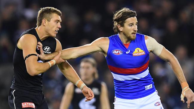 Could we see Patrick Cripps and Marcus Bontempelli squaring off again? Pic: Getty Images