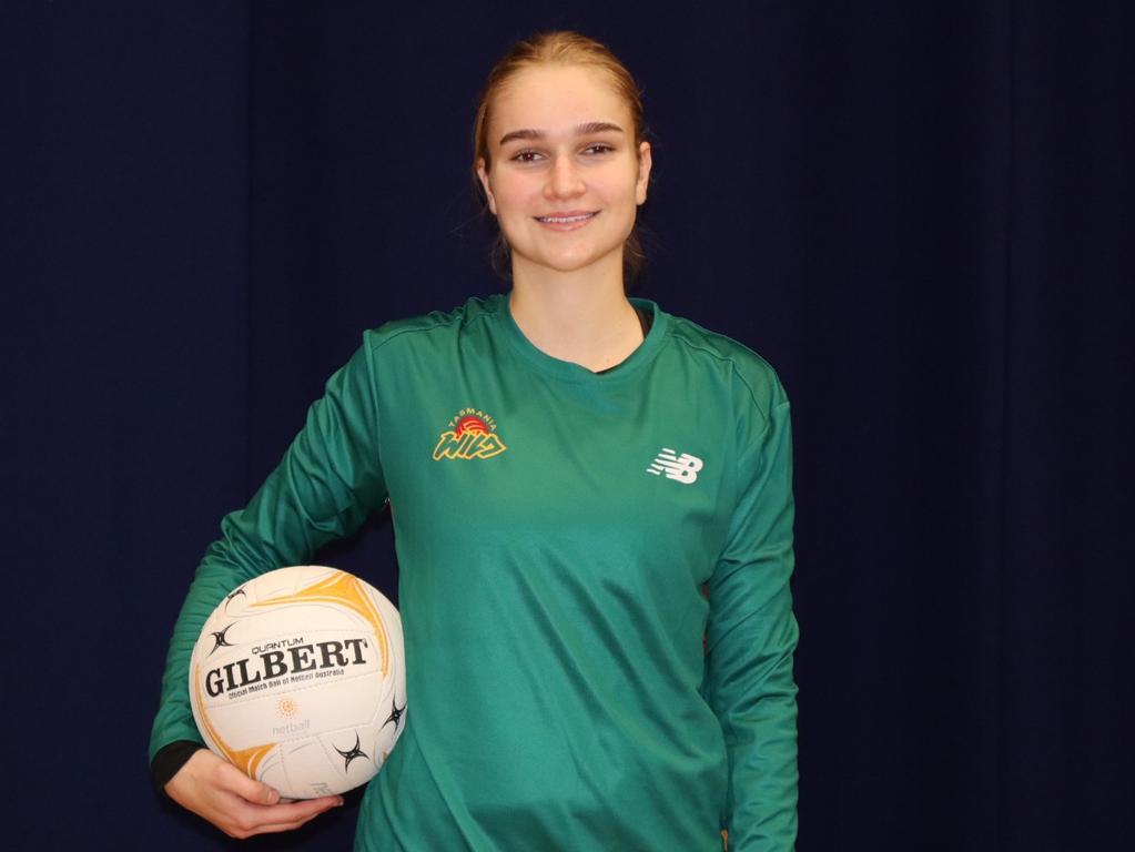 Paige O'Neill has been selected to play for Tasmania Wild. Picture: Tasmania Netball