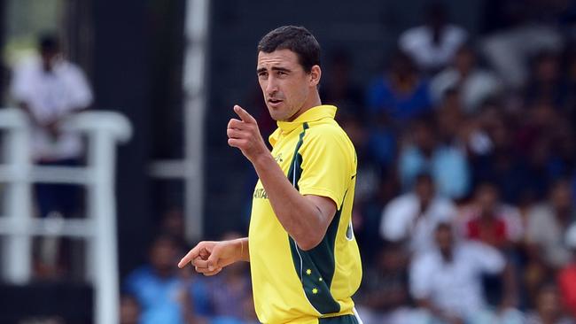 The world’s best death bowler, Mitchell Starc, is an absolute key. Picture: AFP