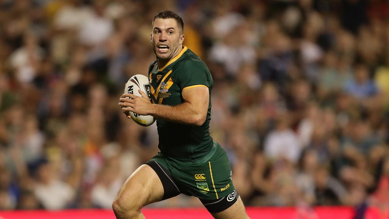 James Tedesco will captain the Kangaroos at the World Cup. Picture: Getty Images