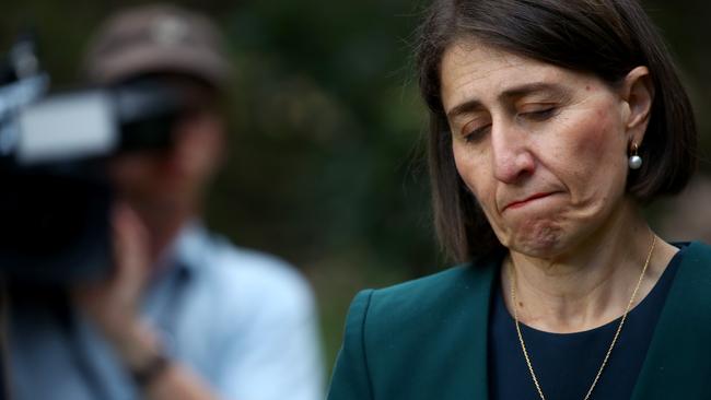 Premier Gladys Berejiklian has suffered through revelations she had been in a close personal relationship with former MP Darryl Maguire who is being investigated by ICAC. Picture: Toby Zerna