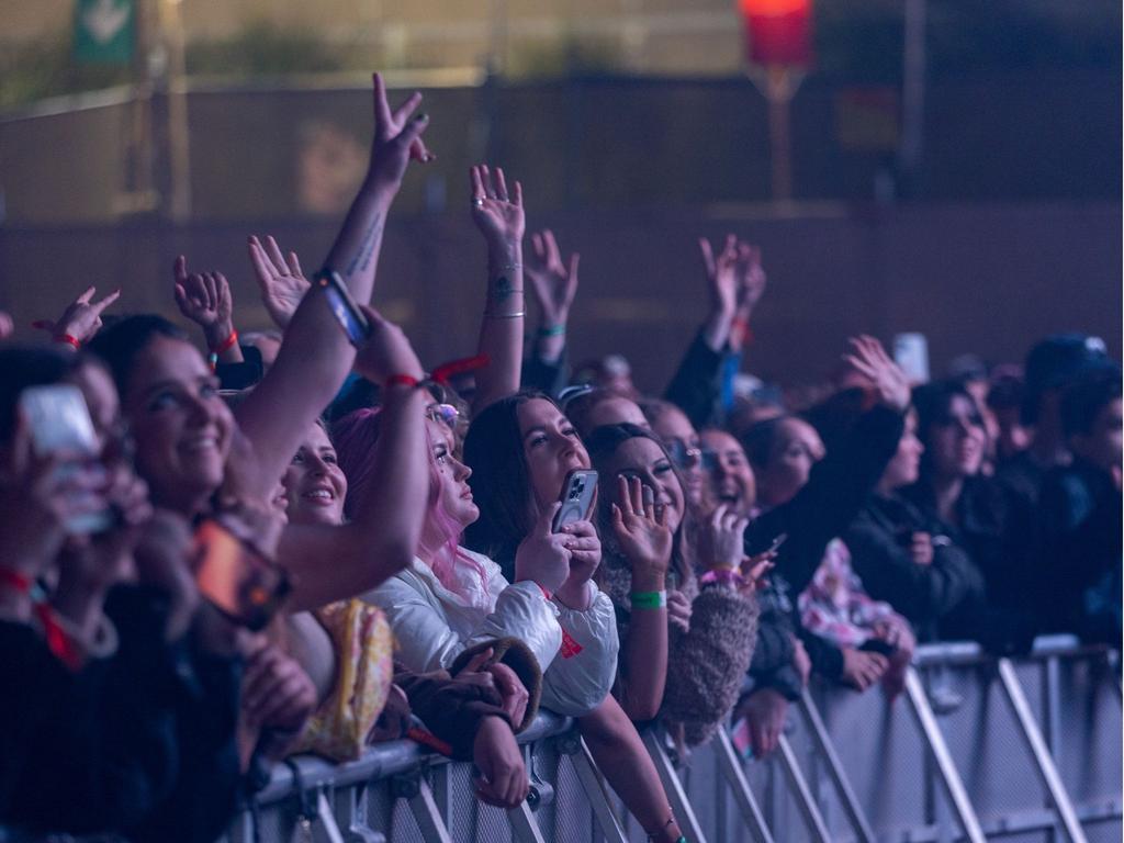 Flume plays to crowds at Splendour in the Grass 2023. Picture: NCA Danielle Smith / Newswire