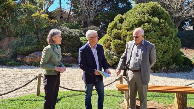 Announcing the launch of the Toowoomba Regional Council's new Heritage Self-Drive Tour are (from left) Cr Megan O'Hara Sullivan, Cr Bill Cahill and Heritage Advisory Committee member Patrick Murphy.