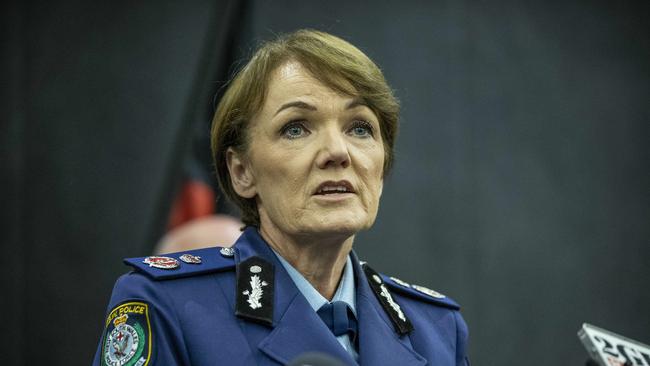 Incoming Police Commissioner Karen Webb on Wednesday. Picture: NCA NewsWire / Christian Gilles