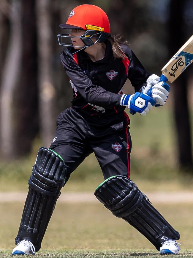 Essendon Maribyrnong Park captain Makinley Blows. Picture: Cath Coady