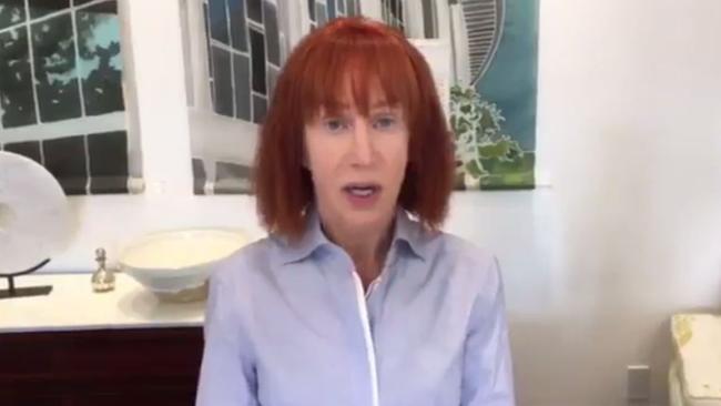 Kathy Griffin was forced to make a hasty apology.