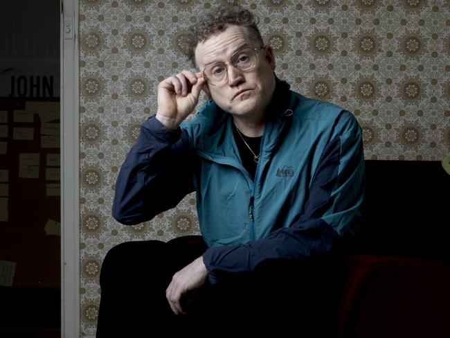 Thursday 10th October 2024.  The Australian.John Safran, Author and comedian has written a book about how he broke in to Kanye West's house while investigating his antisemitism, the book is called SQUAT.Photograph by Arsineh Houspian.