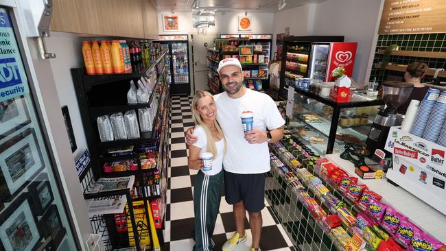 Butter Bodega recently opened in Labrador. Owners Ivan and Monique Sayad in the store. Picture Glenn Hampson